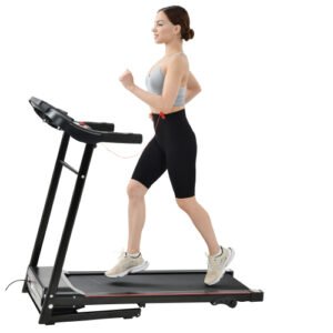 Electric treadmill with M
